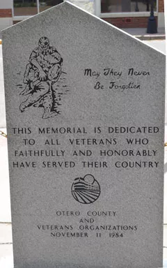 Veterans Plaque Memorial