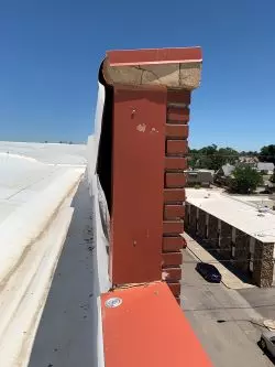 2022 Parapet membrane gaps