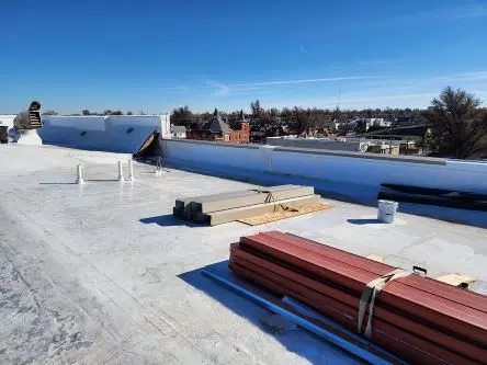 2022 Roof installation in progress