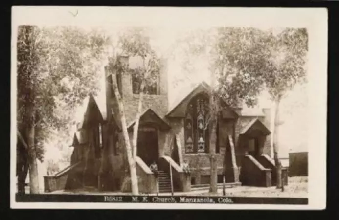 Manzanola Methodist Church in 1913