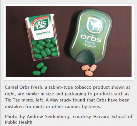 snus and tic tacs